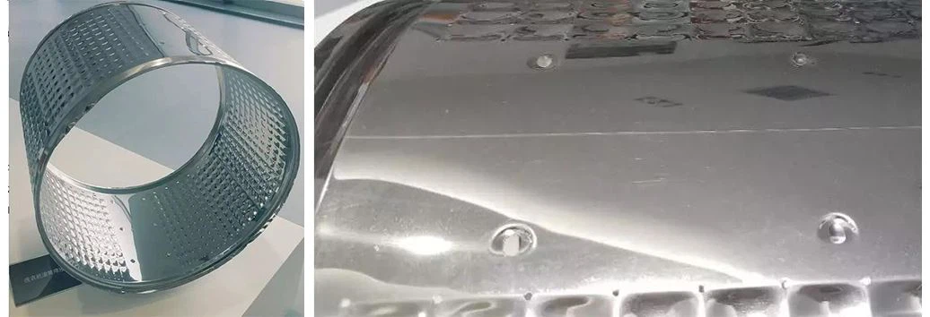 Application of laser in inner drum of washing machine