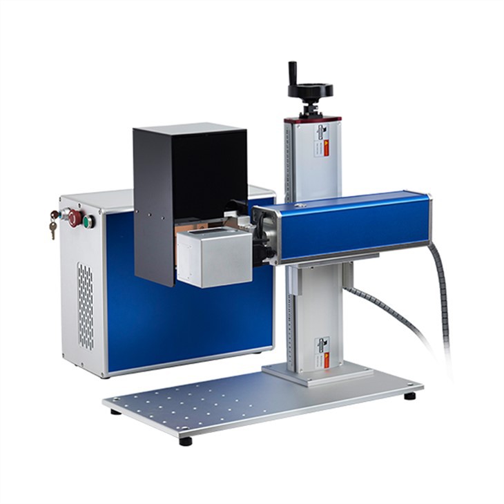 Visual Positioning Laser Flying Marking System